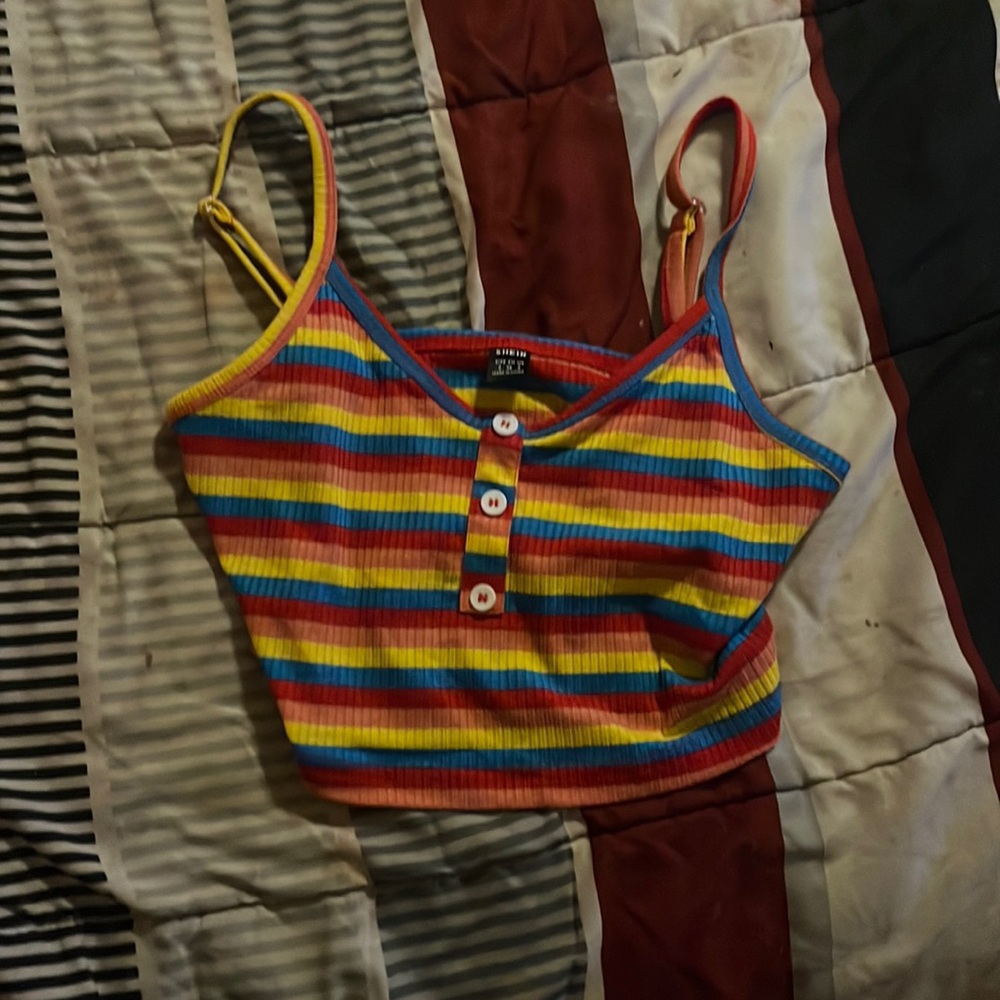 Multicolor crop top
